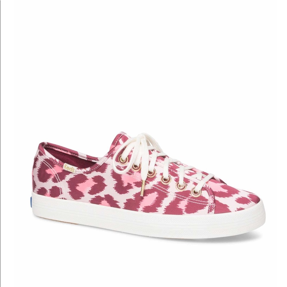 Kate Space x Keds Pink Leopard Sneakers NWT